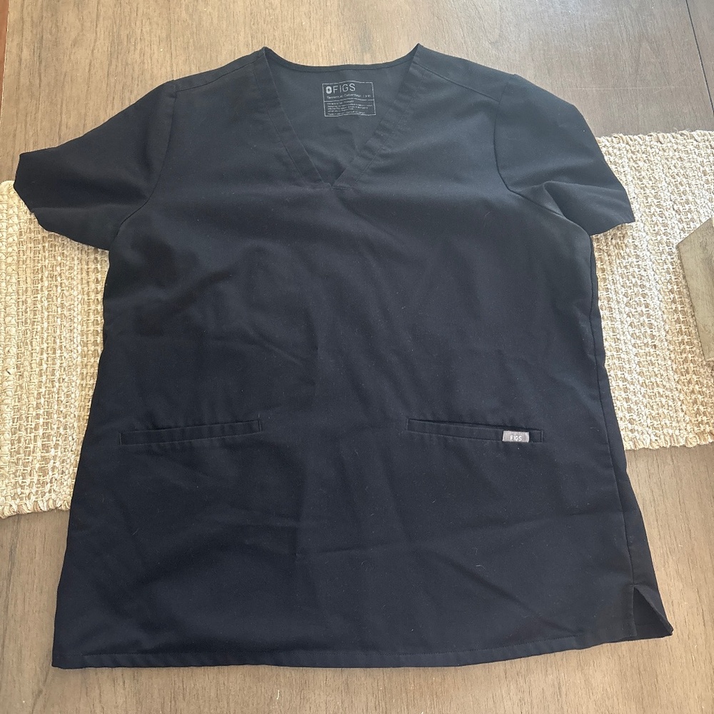 Figs scrub set black